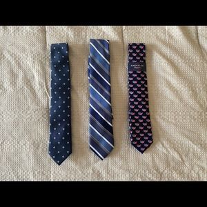 Blue tie set - set of 3